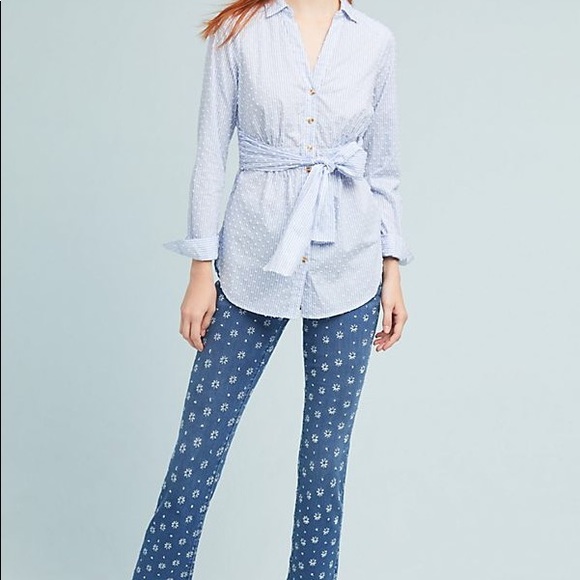 NWT Pilcro & the Letterpress embroidered jeans - Picture 2 of 6